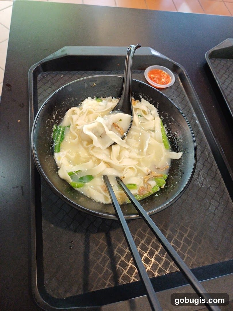 Noodles with Dumplings
