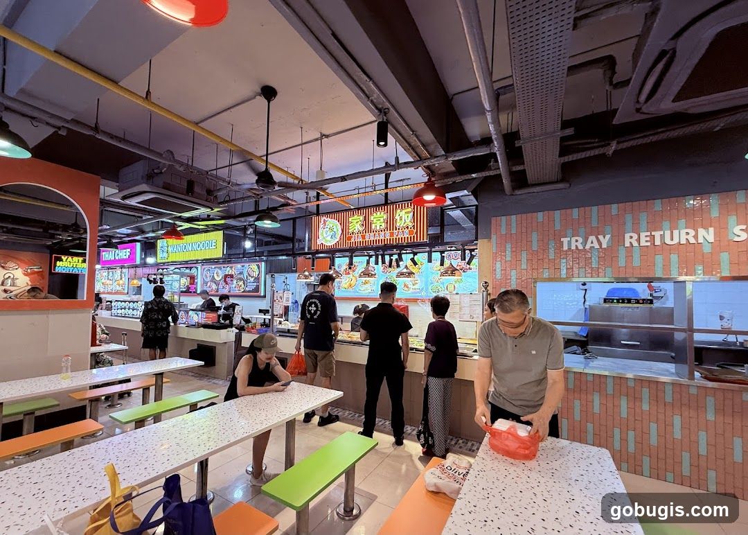 Food Court Scene