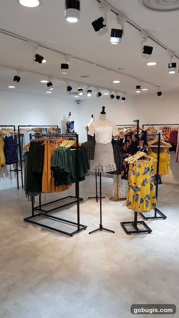 Clothing store interior