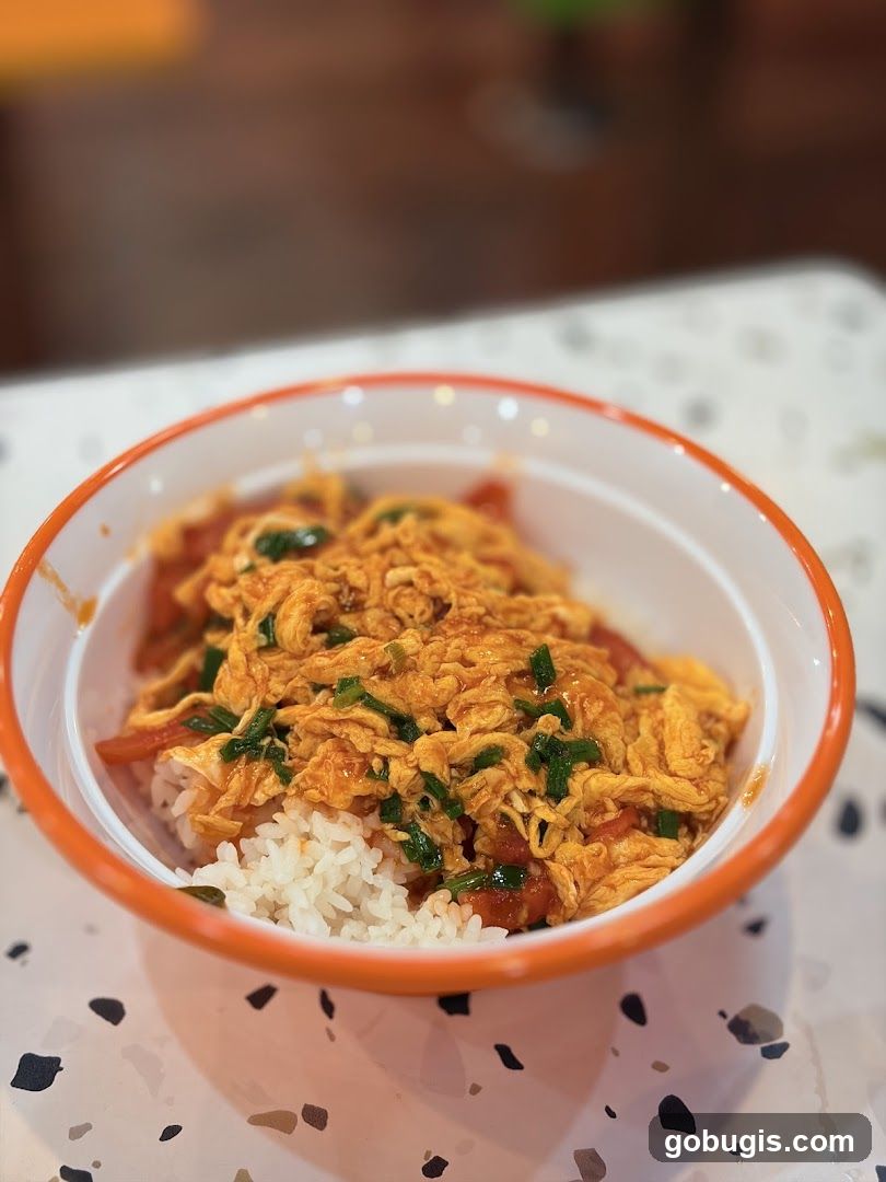 Scrambled Eggs and Tomato Rice