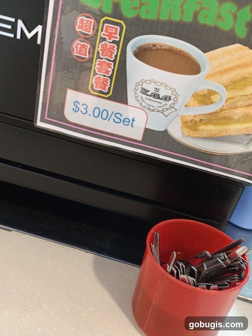 Breakfast Set Advertisement