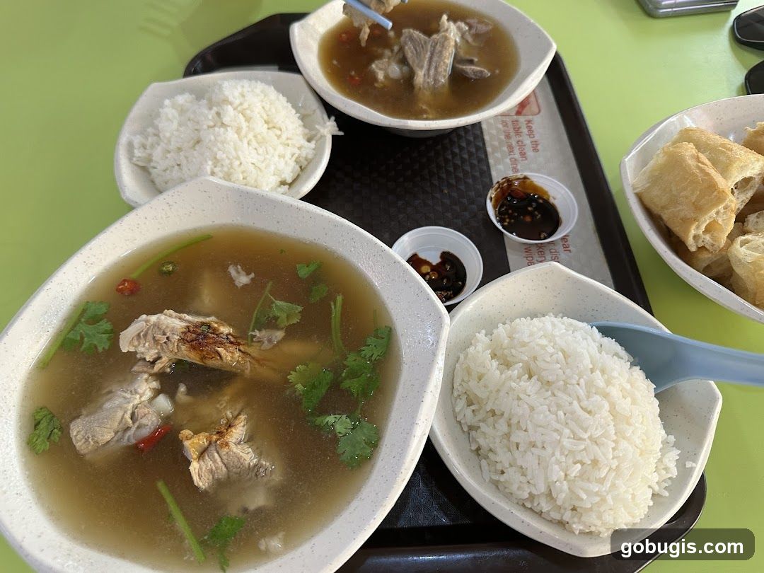 Pork Rib Soup with Rice