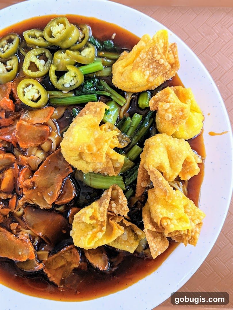 Noodles with Pork and Wontons