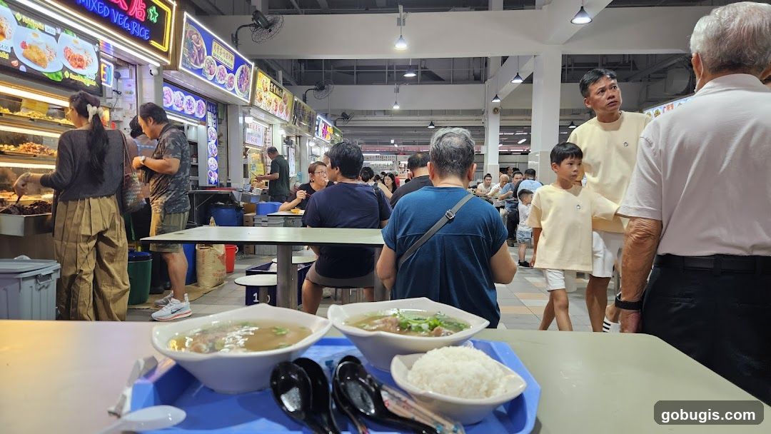 Food Court Scene