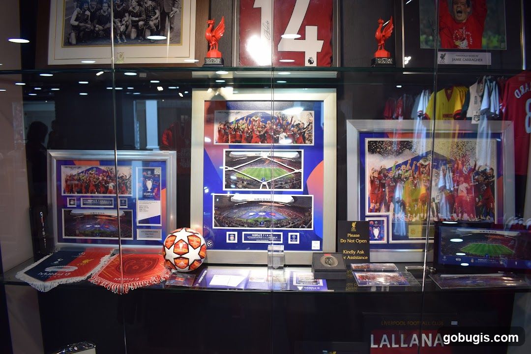Liverpool FC Memorabilia Display