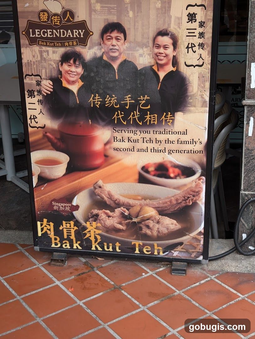 Legendary Bak Kut Teh Sign