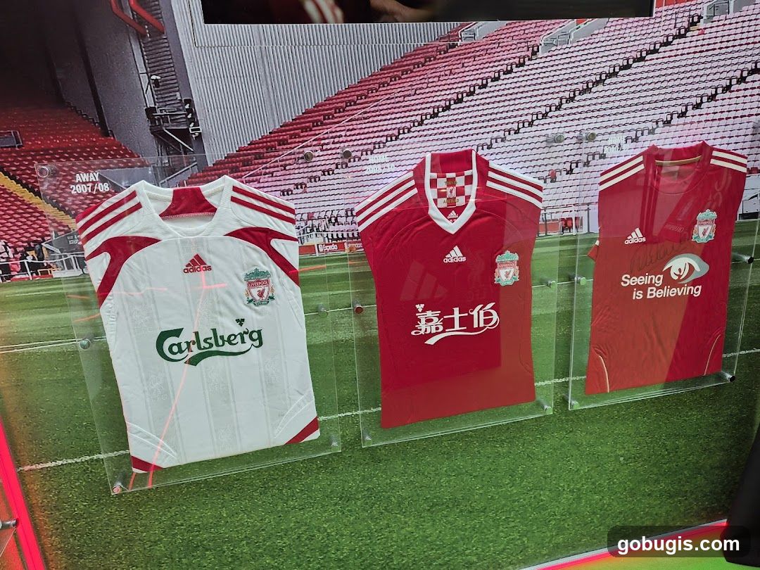 Football Jerseys Display