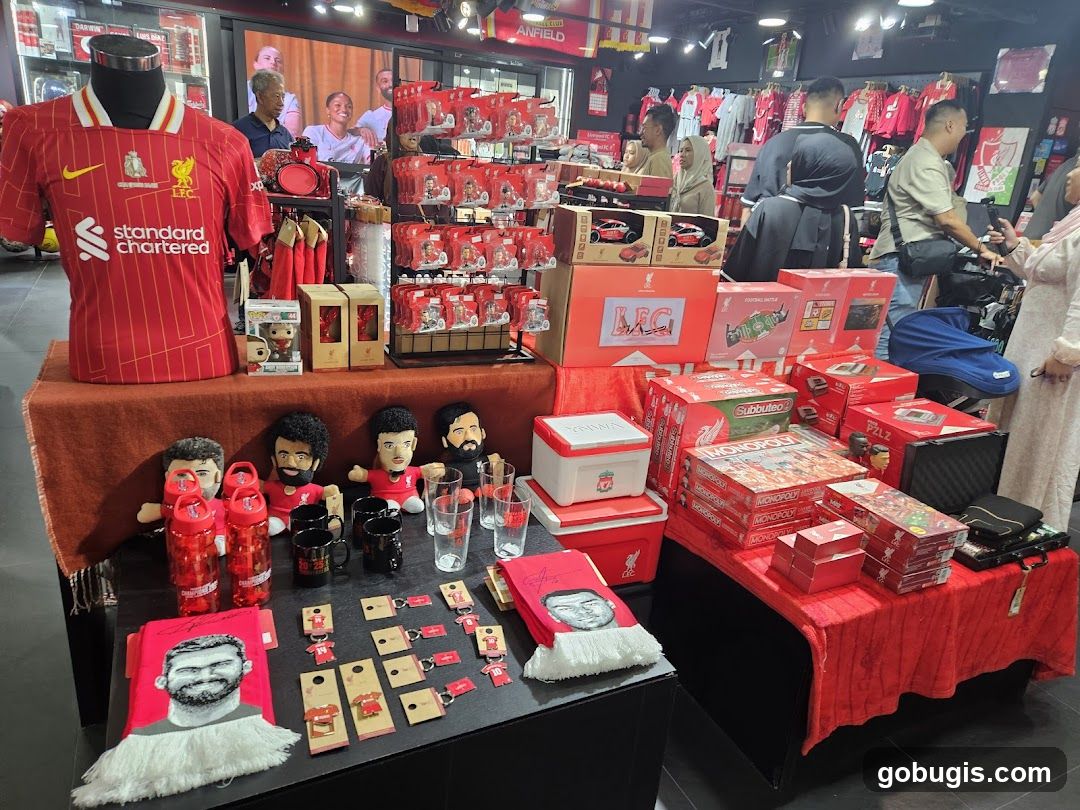 Sports Merchandise Display