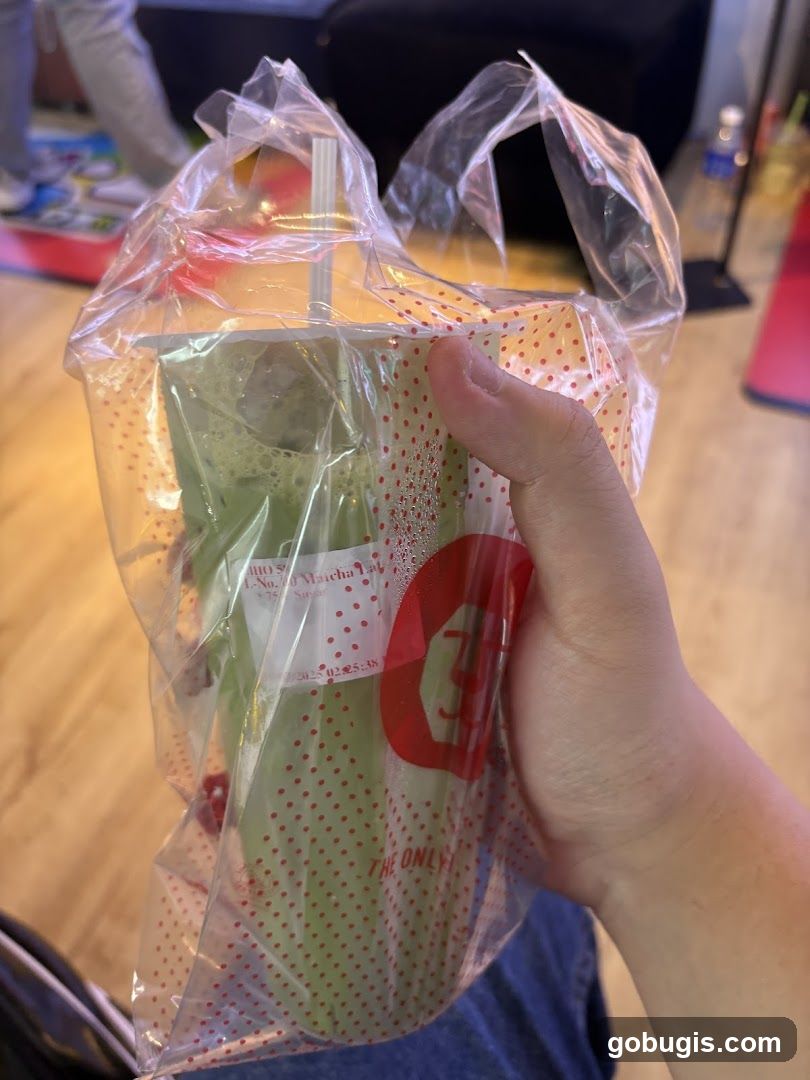 Matcha Drink in Bag