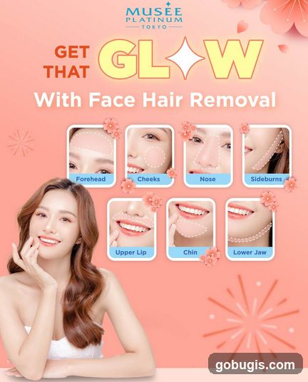 Musee Platinum Tokyo Face Hair Removal Advertisement