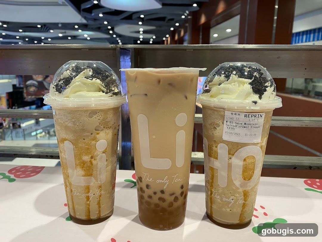 Three Bubble Teas