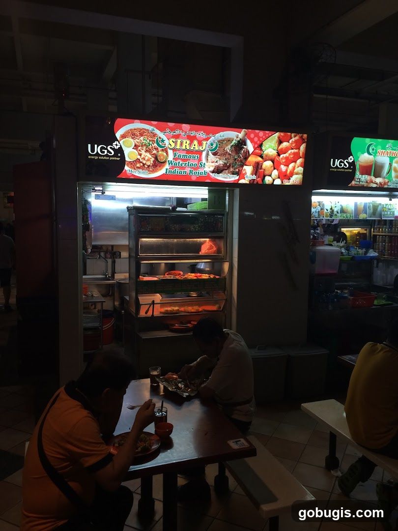 Food Stall with Diners