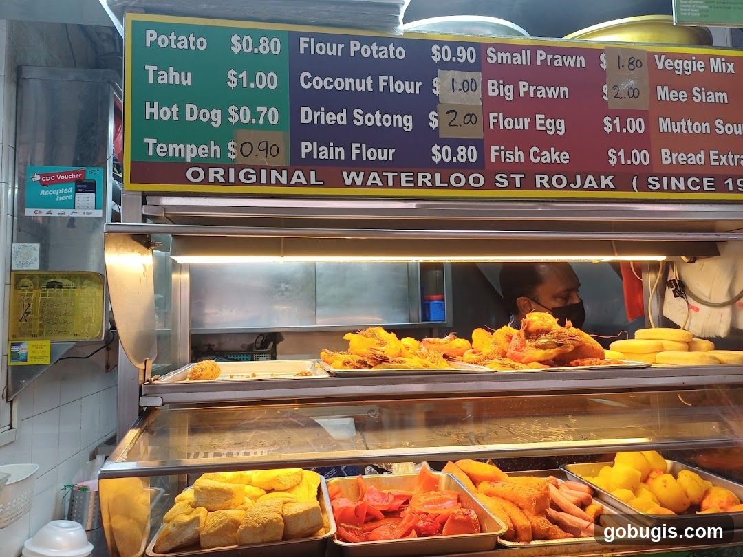 Original Waterloo St Rojak Menu