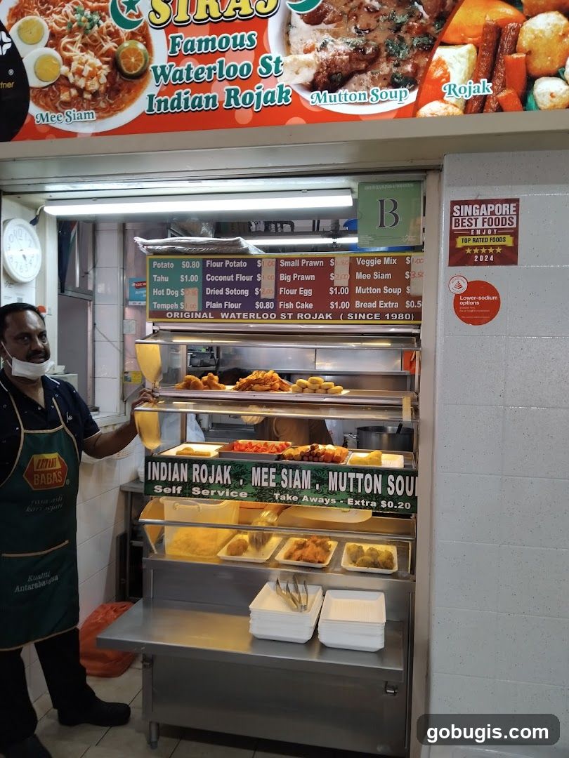 Food Stall with Menu