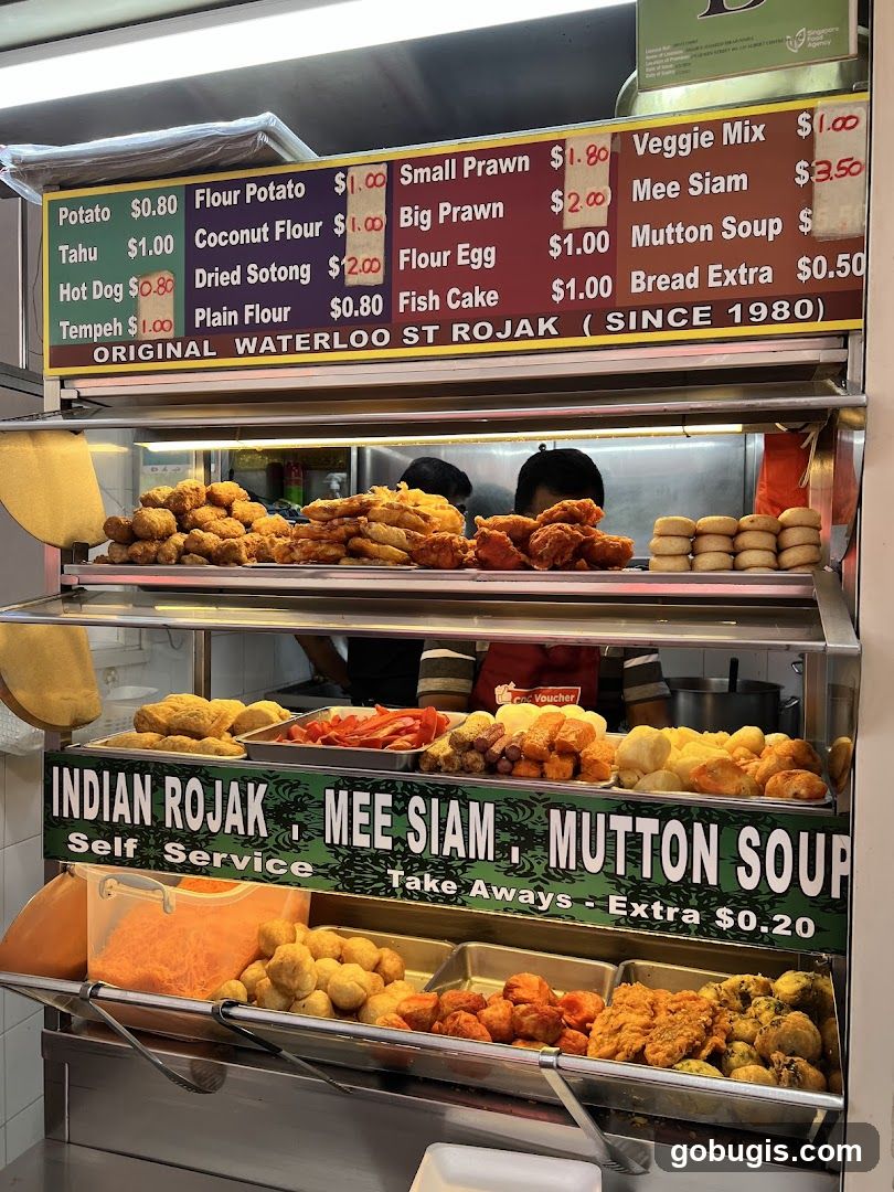 Waterloo St Rojak Menu