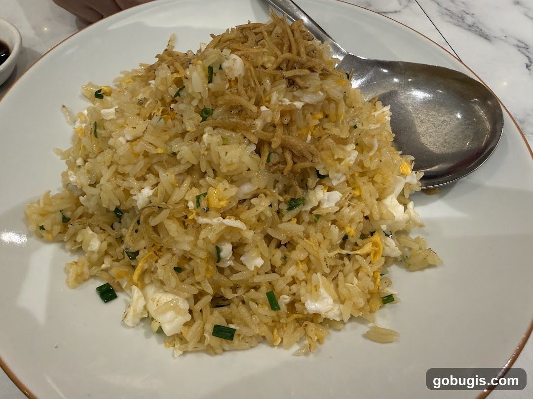 Fried Rice with Small Fish and Egg