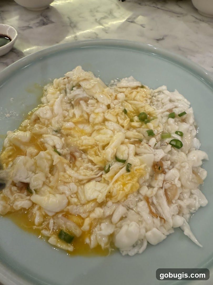 Scrambled Eggs with Crab Meat