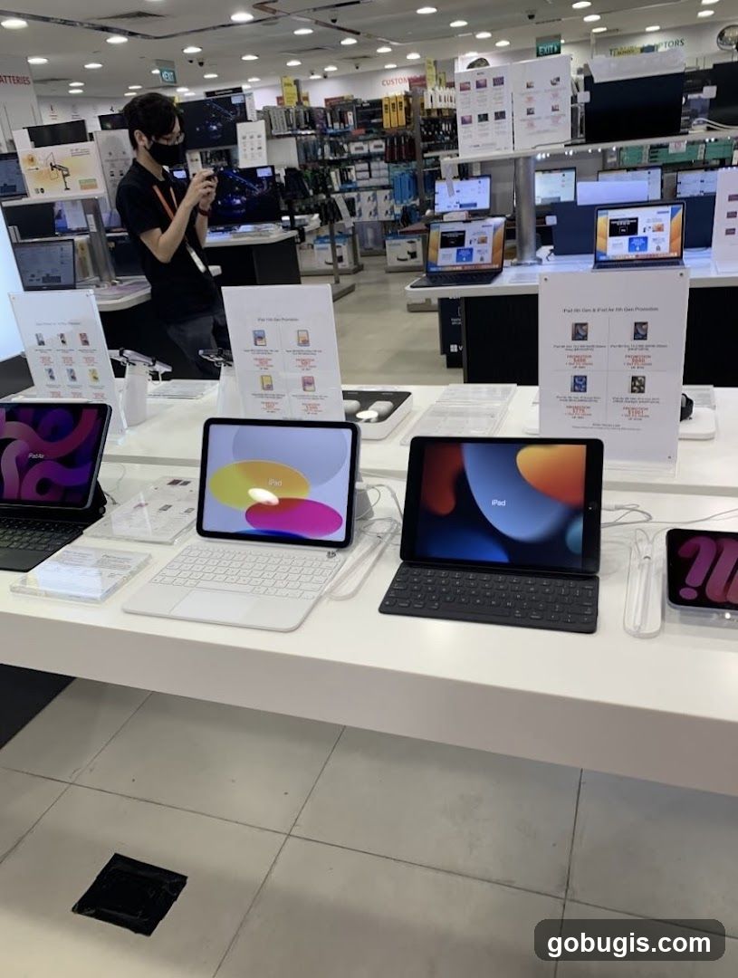 Electronics Store Display