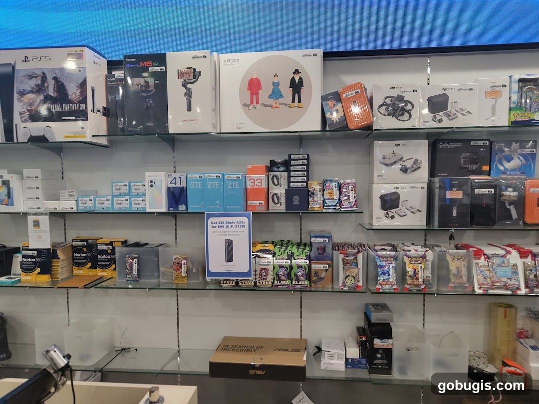Electronics Store Display