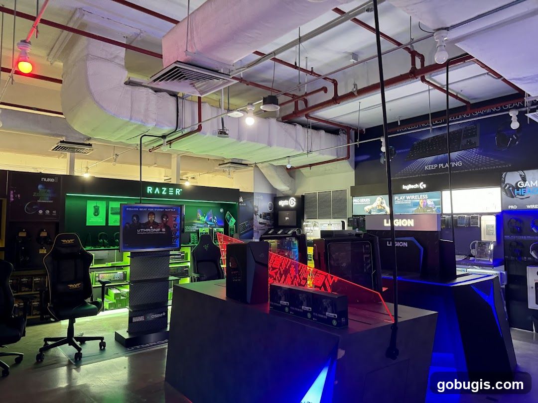 Gaming Store Interior