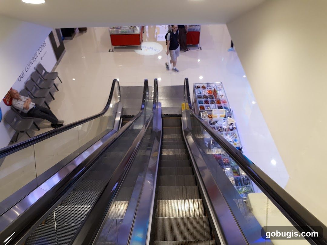 Escalator in a Mall