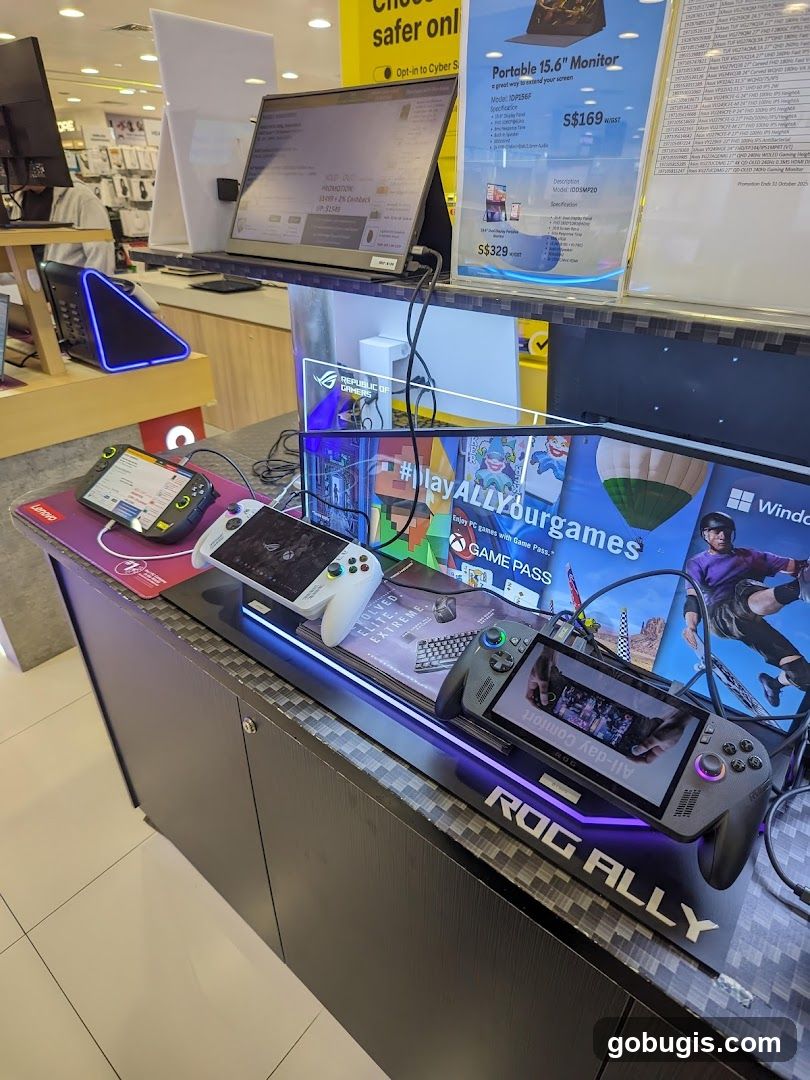 Gaming Devices and Monitors Display
