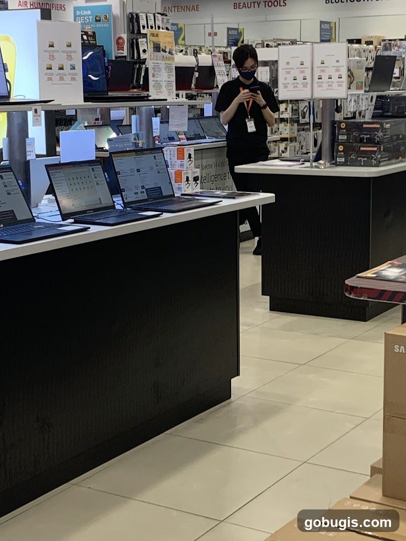 Electronics Store Display