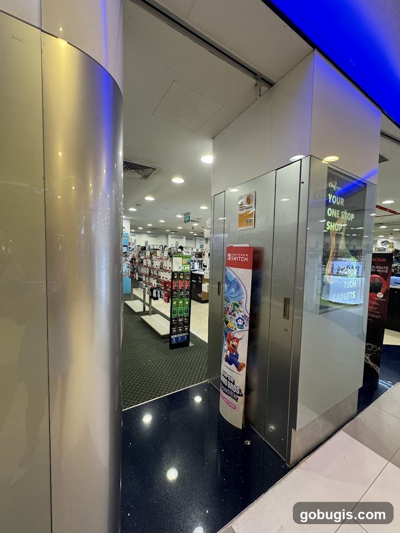 Electronics Store Interior