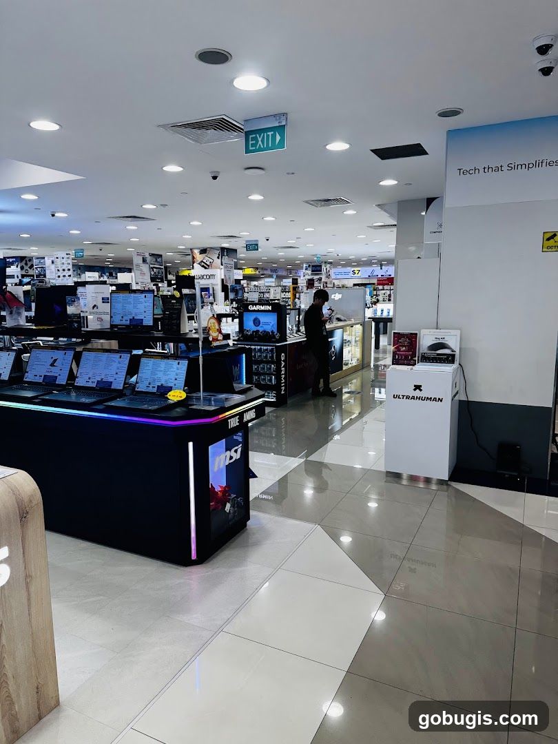 Electronics Store Interior