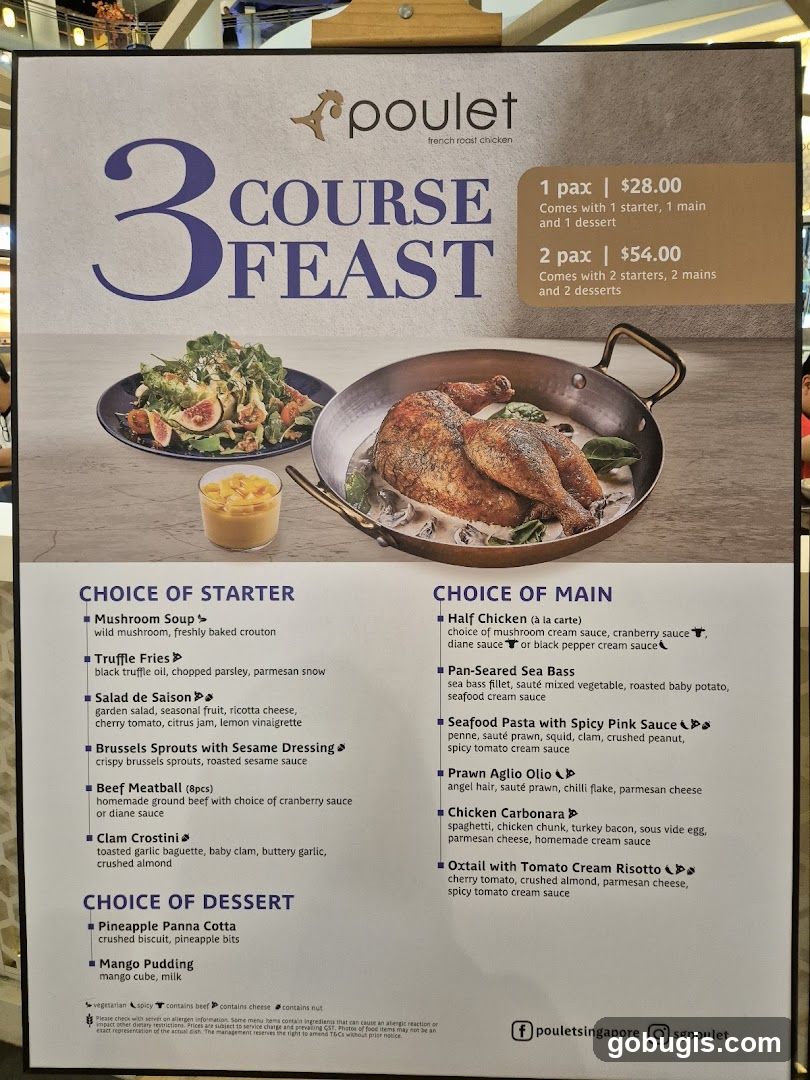 3 Course Feast