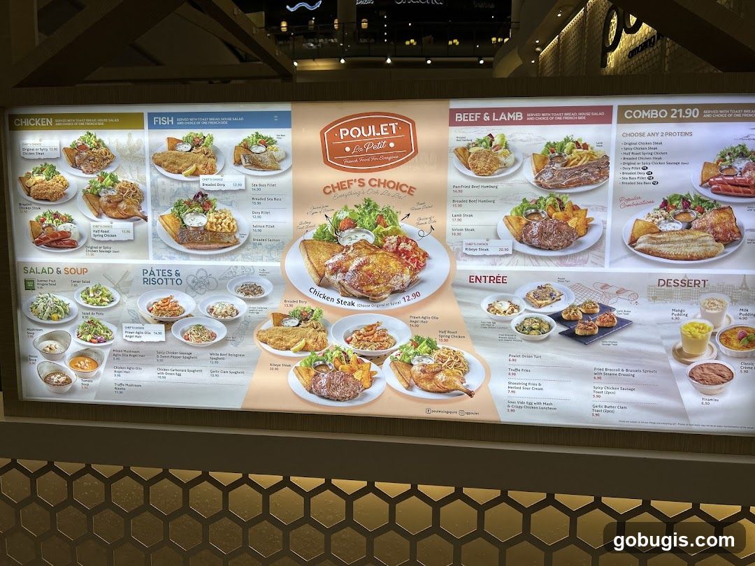Poulet La Petit Menu