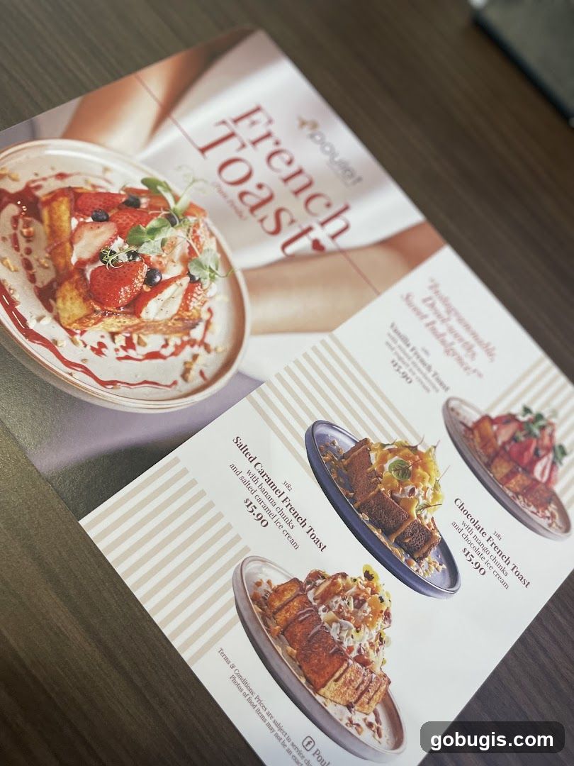 French Toast Menu