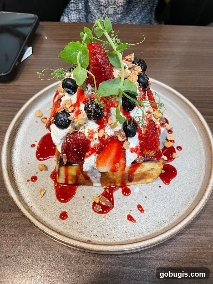 Berry Waffle