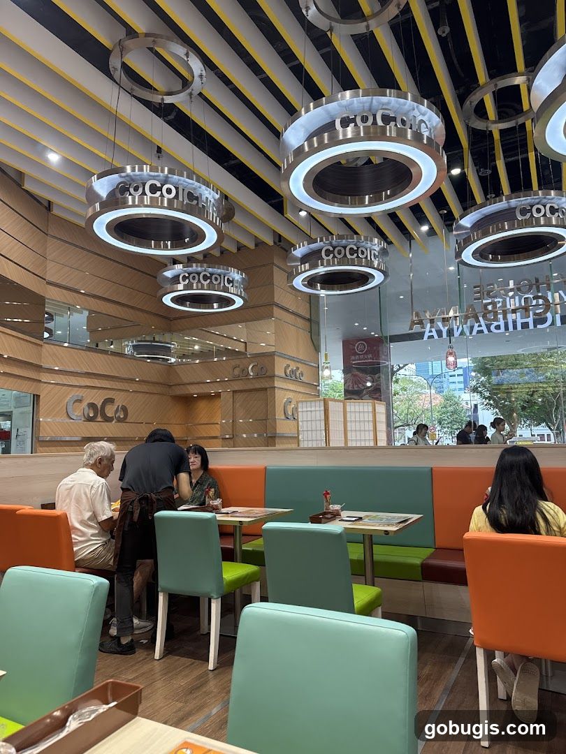 Restaurant Interior with Customers