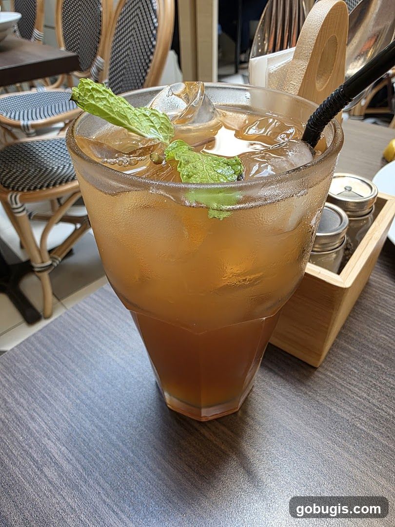 Iced Tea with Mint