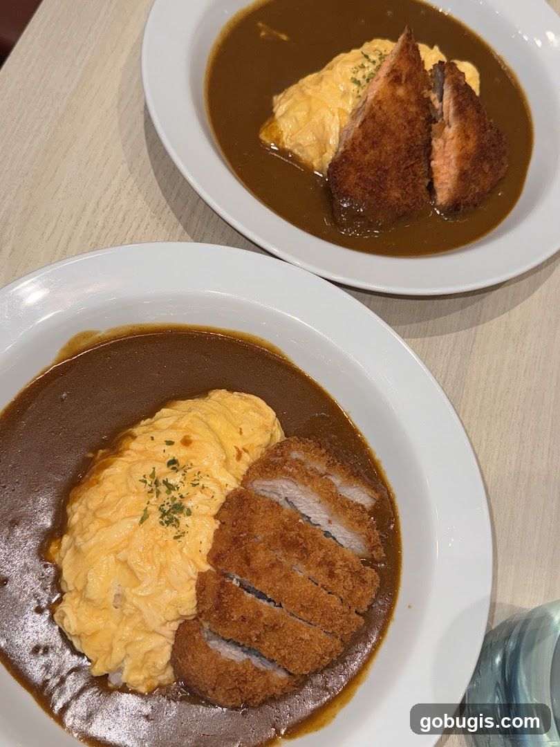Omurice with Katsu