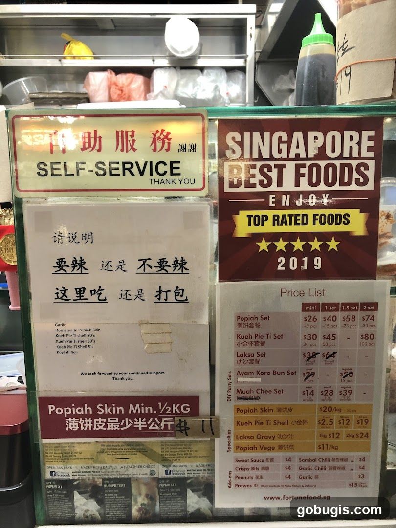 Singapore Best Foods Top Rated Foods 2019 Price List