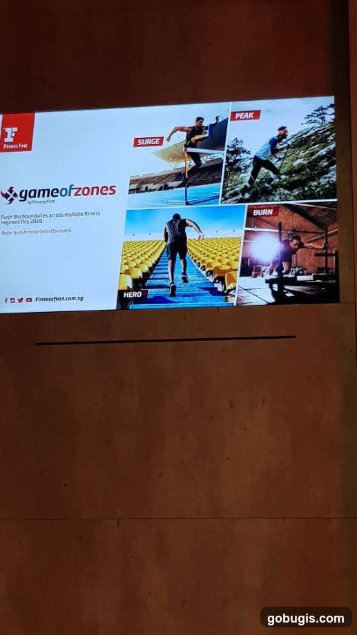 Fitness First Game of Zones Advertisement