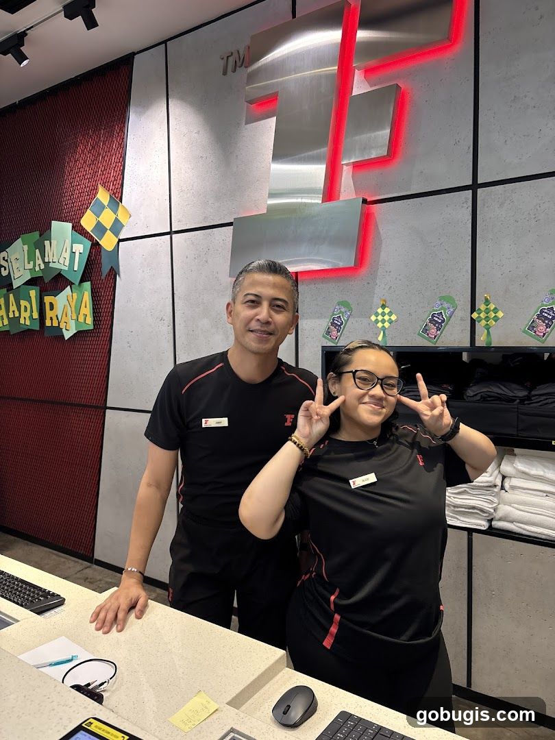 Staff at Reception