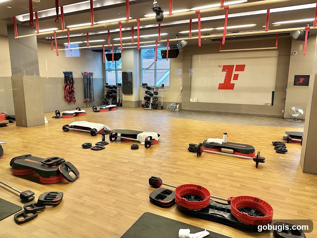 Fitness Studio with Equipment