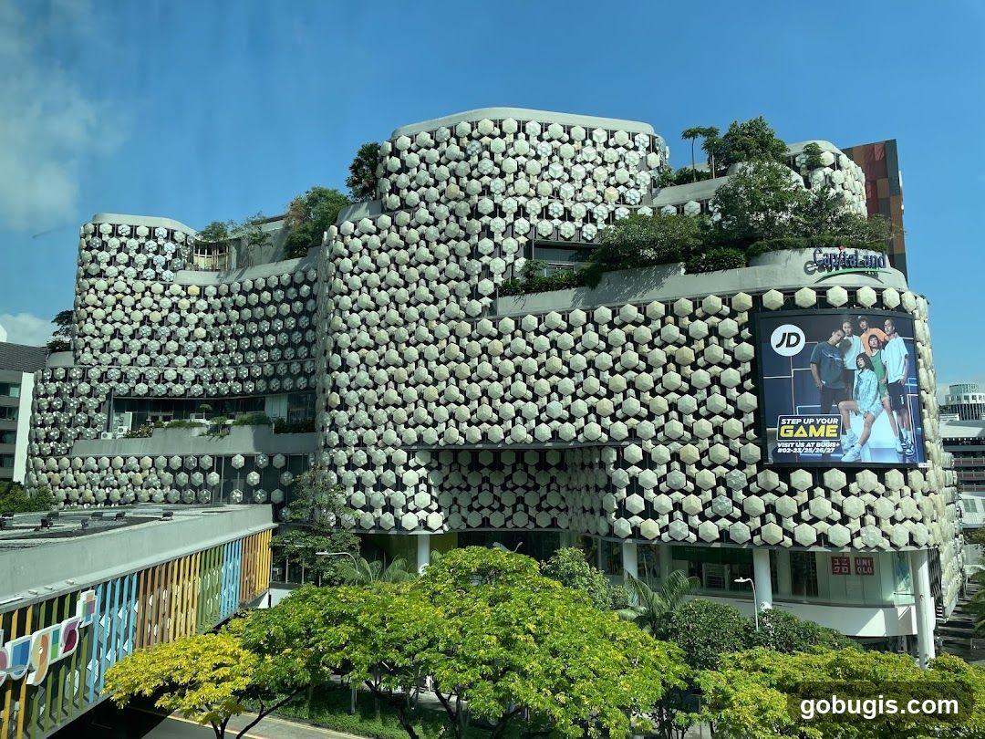 Capitaland Building with JD Advertisement