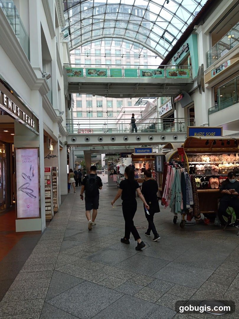 Indoor Shopping Mall Corridor