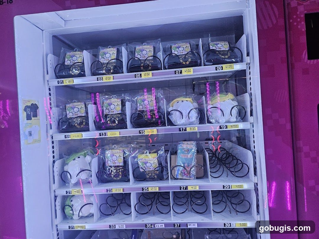 Vending Machine with Merchandise