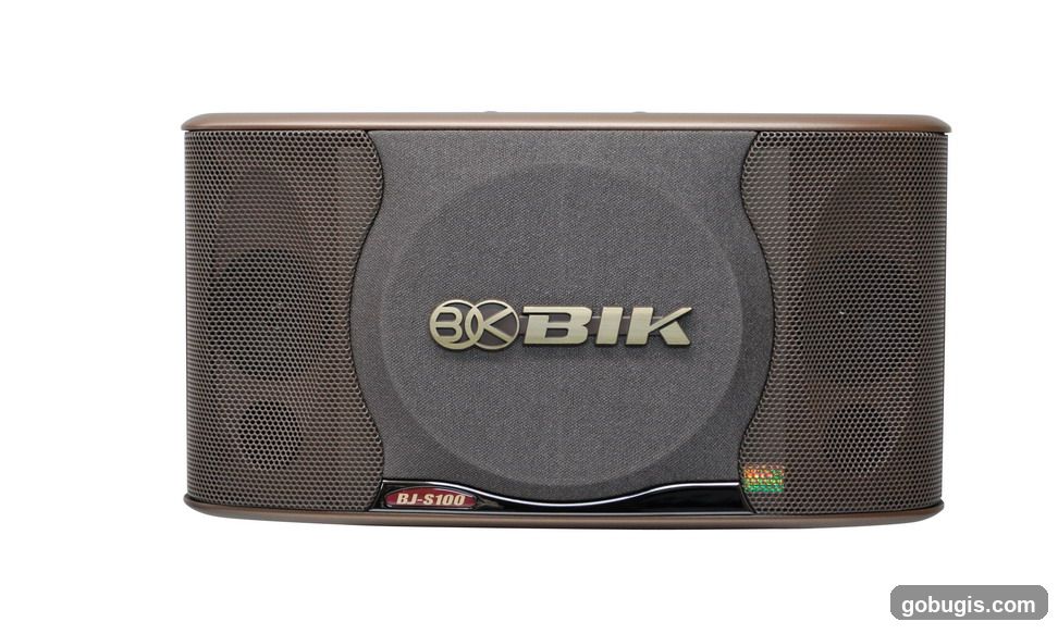 Speaker with BIK logo