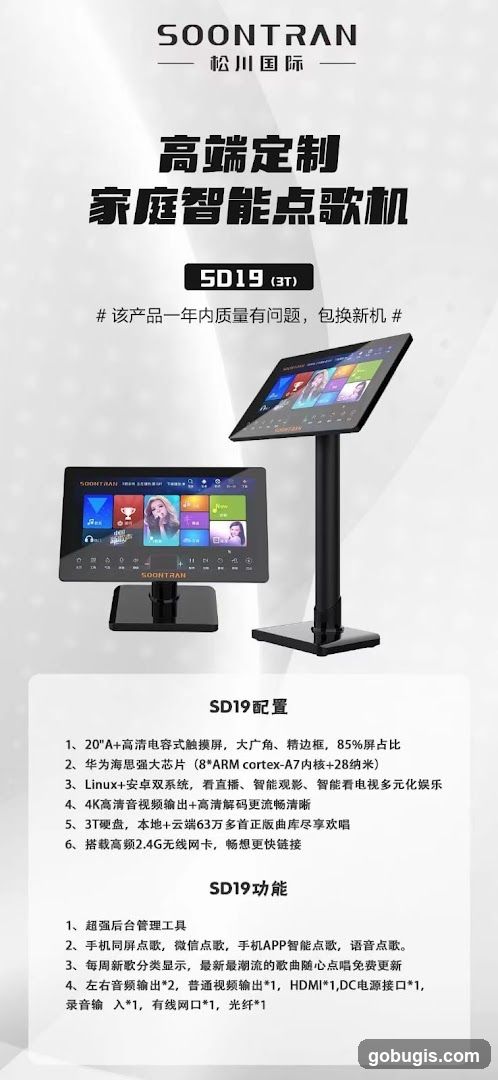 SOONTRAN SD19 Karaoke Machine
