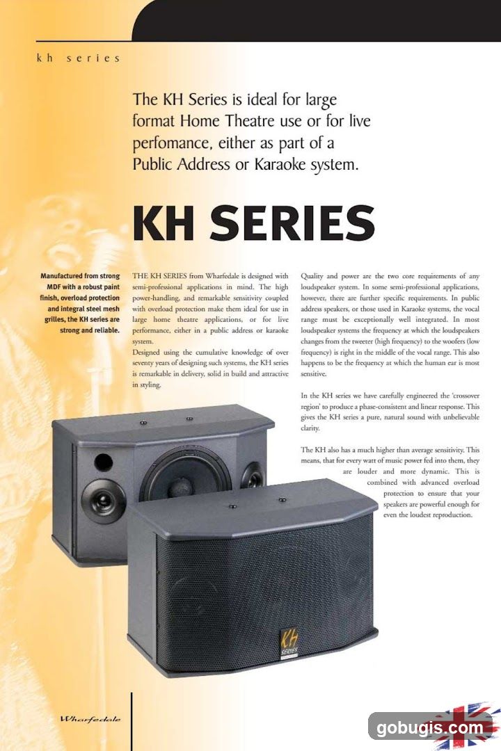 KH Series Loudspeakers