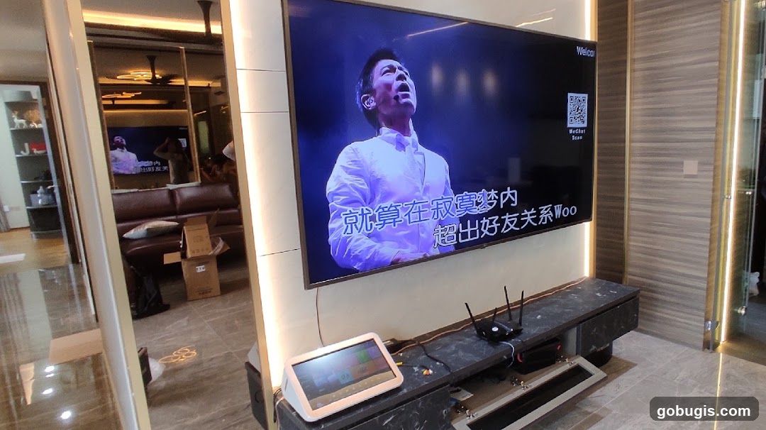 Modern Living Room with Entertainment System
