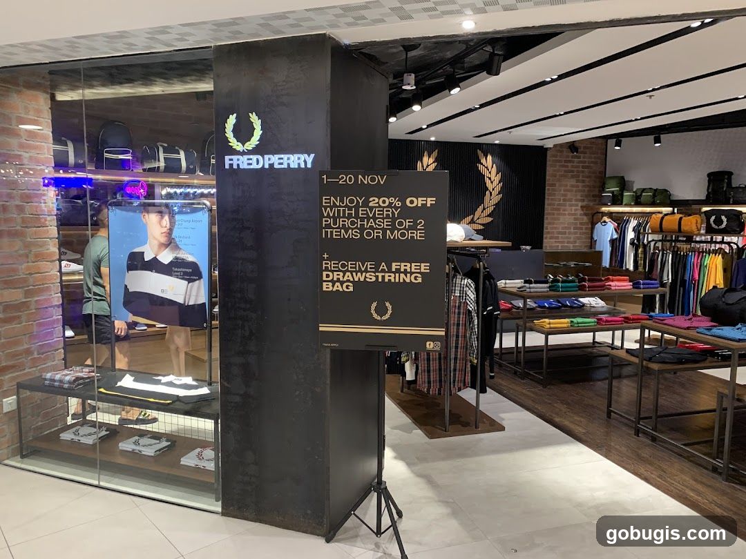 Fred Perry Store Interior