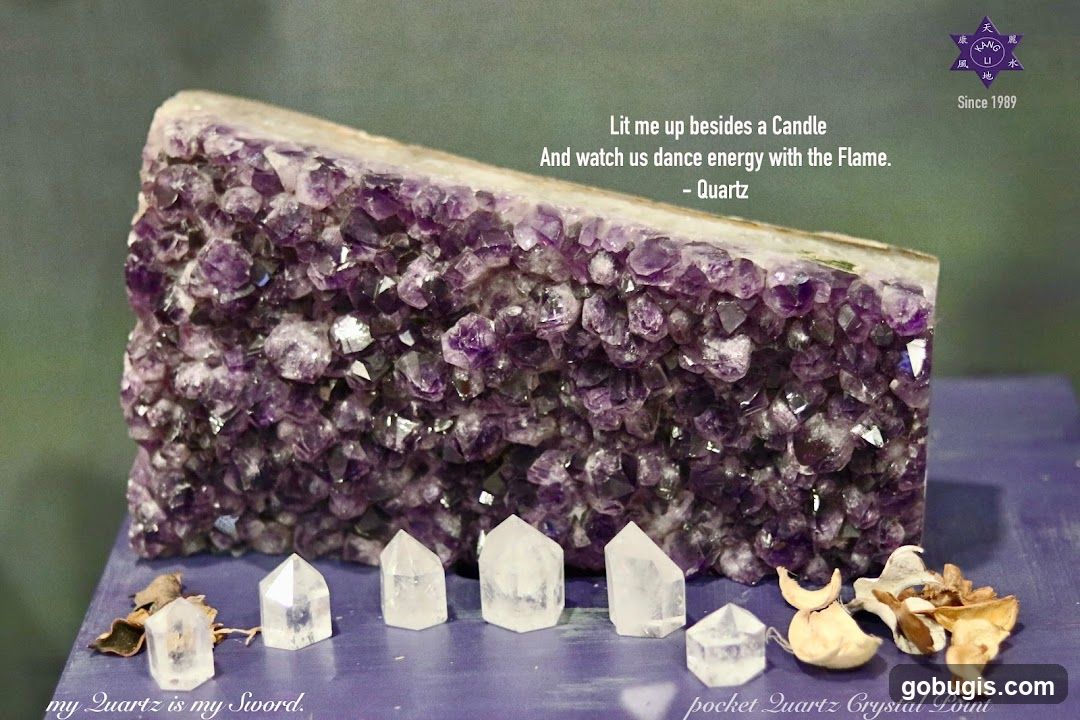 Amethyst Geode and Quartz Crystals