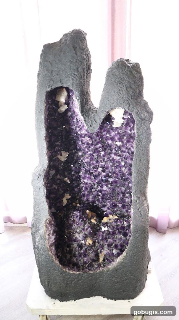 Large Amethyst Geode Display